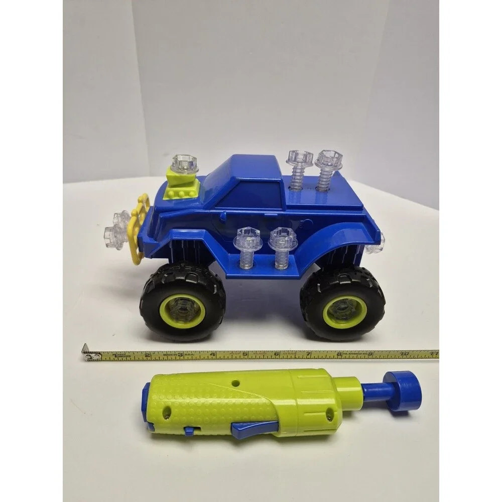 Design N Drill Blue Truck Screws/bolts And Screwdriver Battery Powered Toy